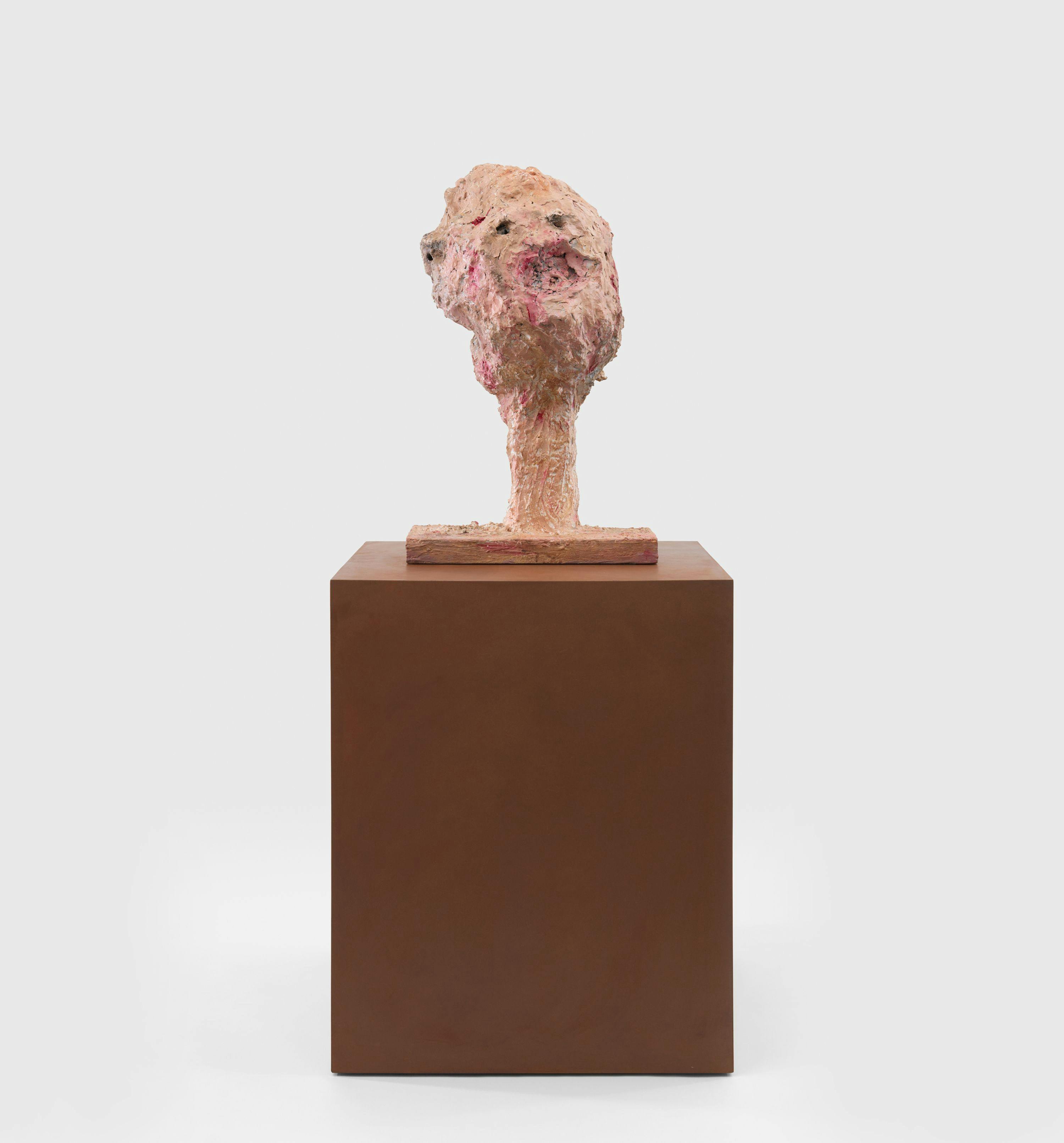 A sculpture by Huma Bhabha, titled Soft Touch, dated 2021.
