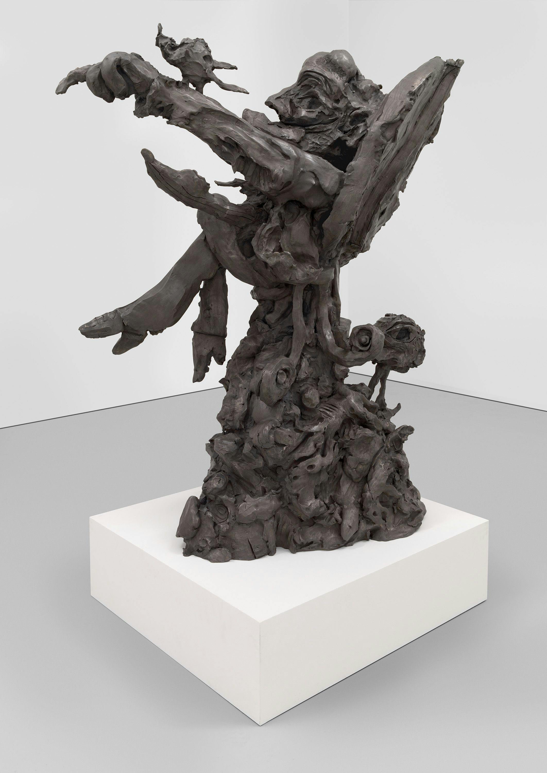 A sculpture by Dana Schutz, titled Victor, dated 2021.