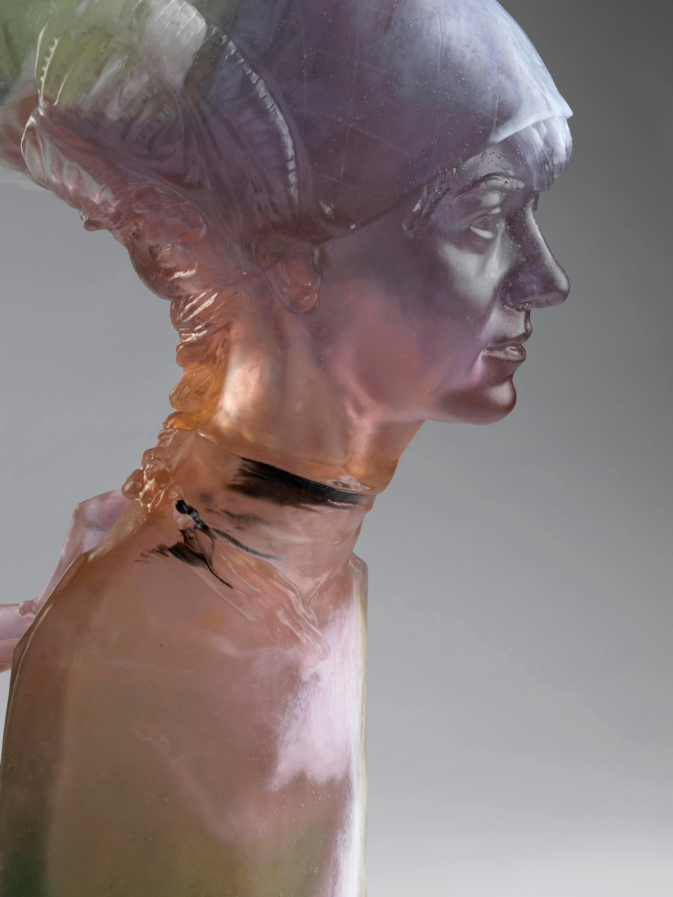 A sculpture by Andra Ursuta, titled Impersonal Growth, dated 2020.