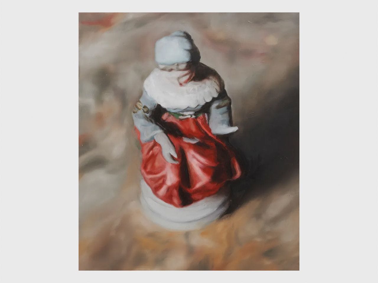 An artwork by Michael Borremans, titled The Glaze, dated 2007