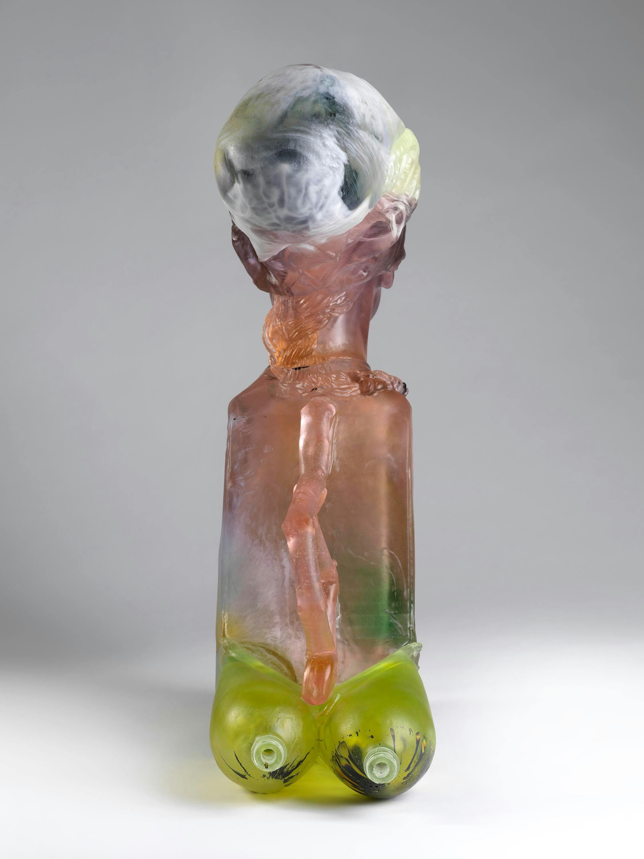 A sculpture by Andra Ursuta, titled Impersonal Growth, dated 2020.
