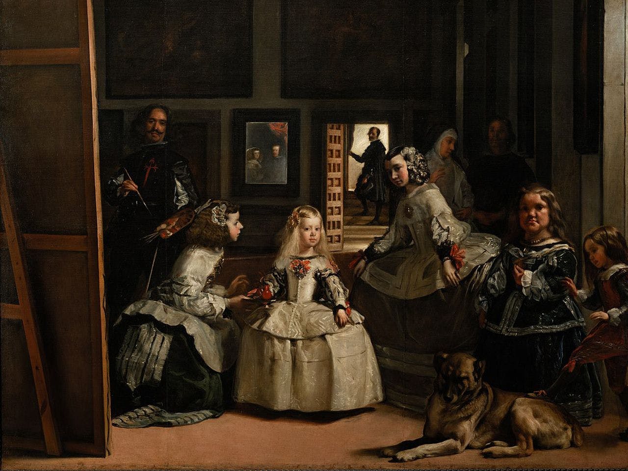 An artwork by Diego Velázquez, titled Las Meninas, dated 1656