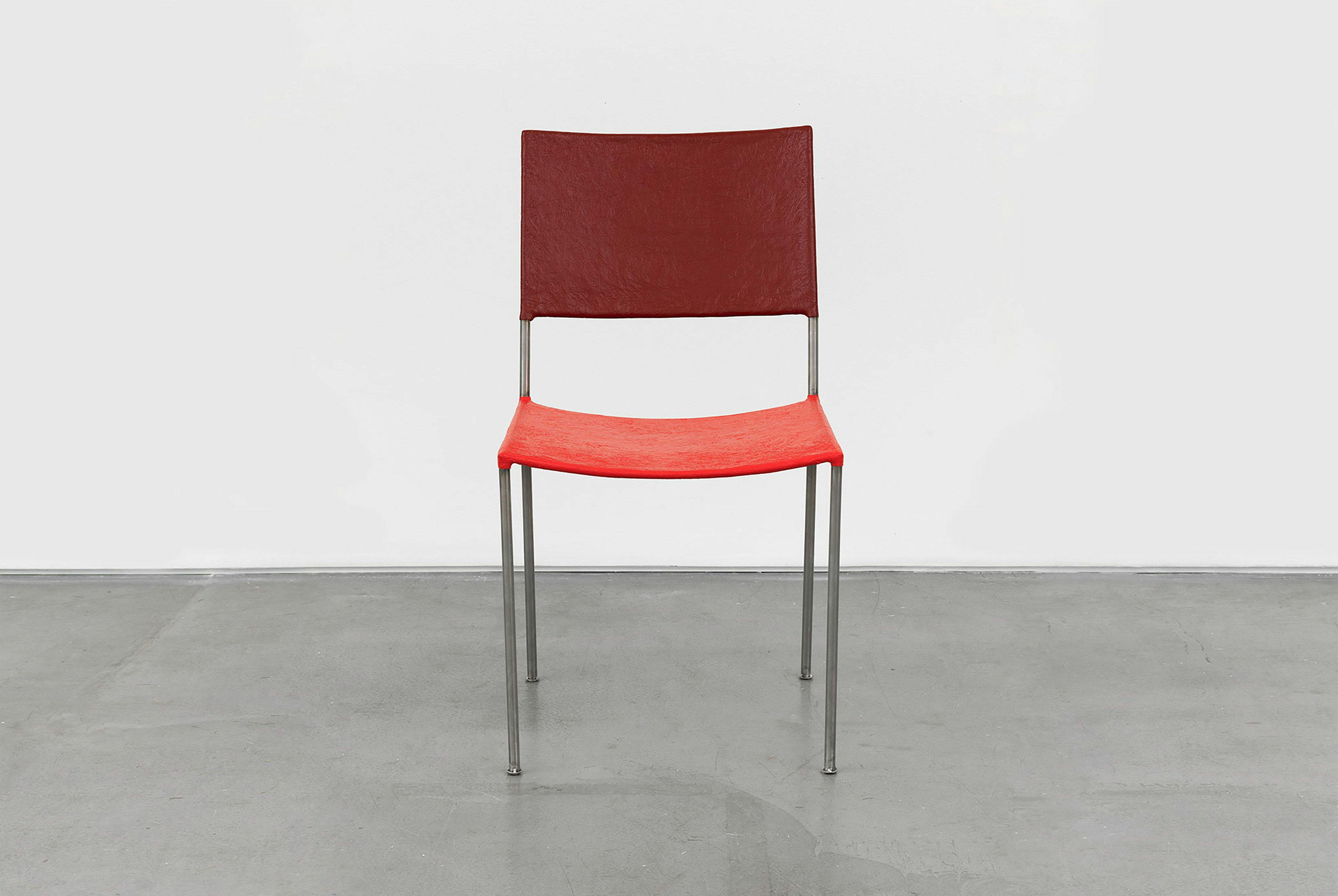A furniture work by Franz West, titled Künstlerstuhl (Artist's Chair), dated 2006/2015	