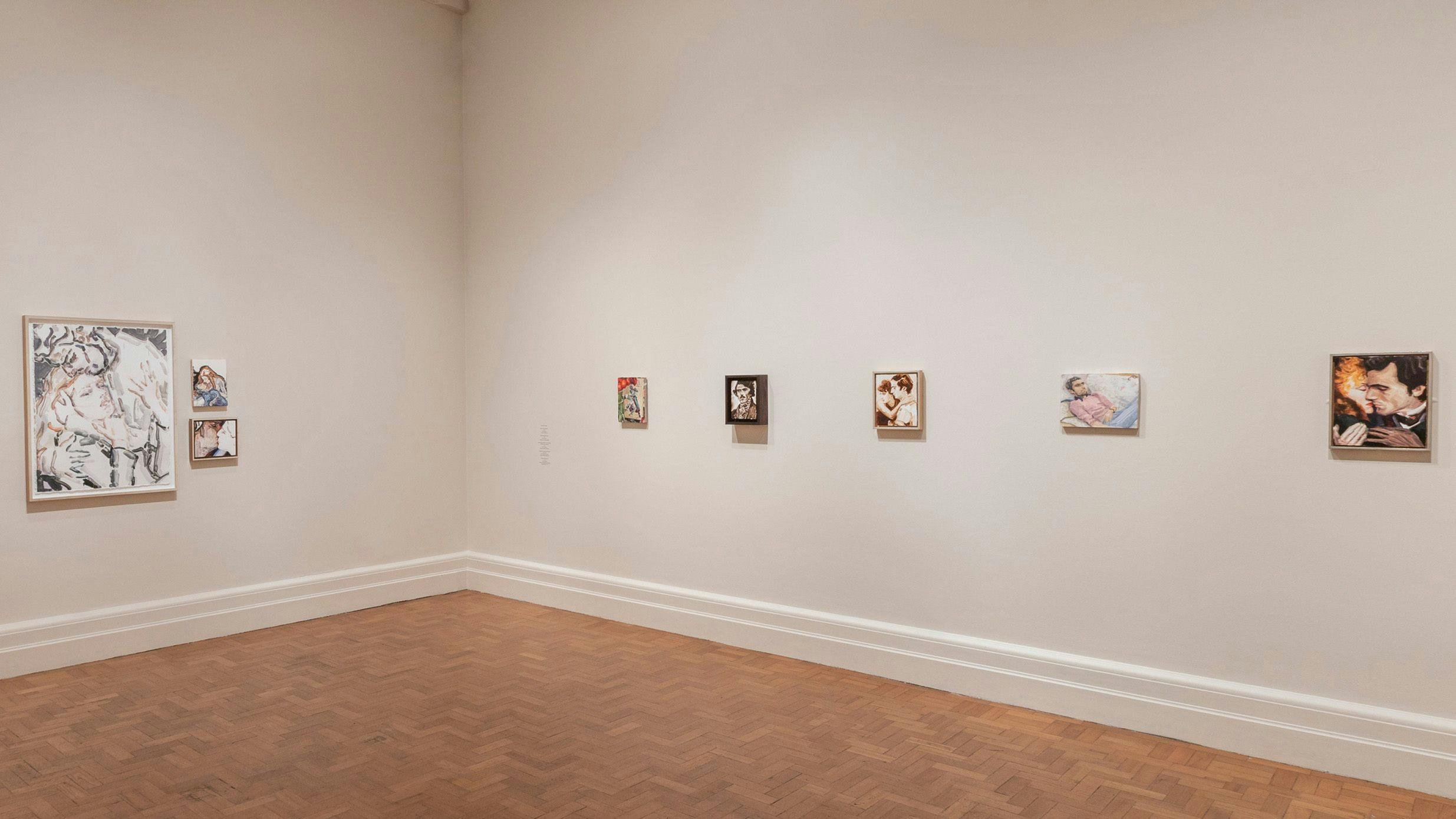 Installation view, Elizabeth Peyton: Aire and Angels, National Portrait Gallery, London, October 3, 2019–January 5, 2020. Photo © National Portrait Gallery, London