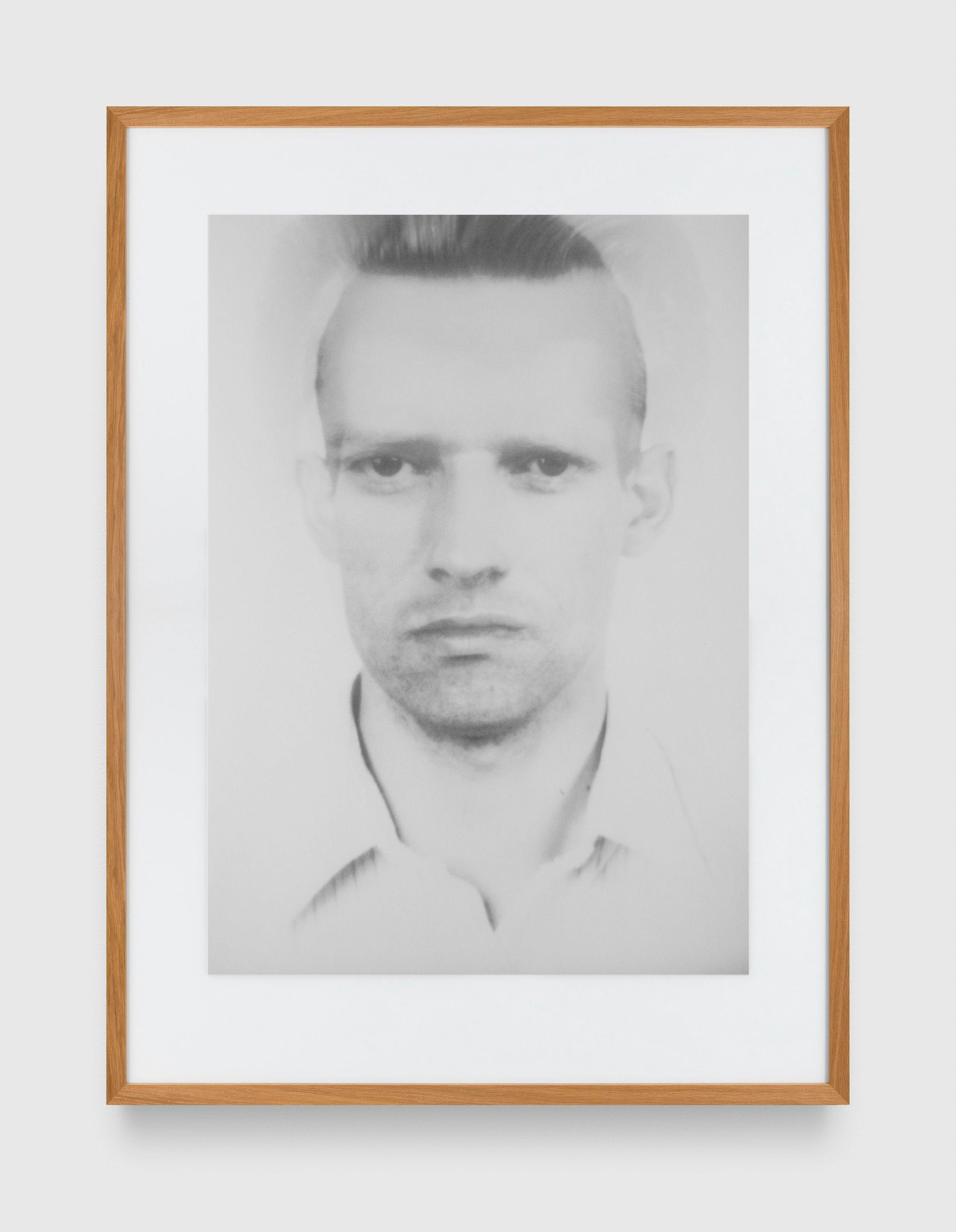 A print by Thomas Ruff, titled anderes Porträt Nr. 101/6, 1994 to 1995.