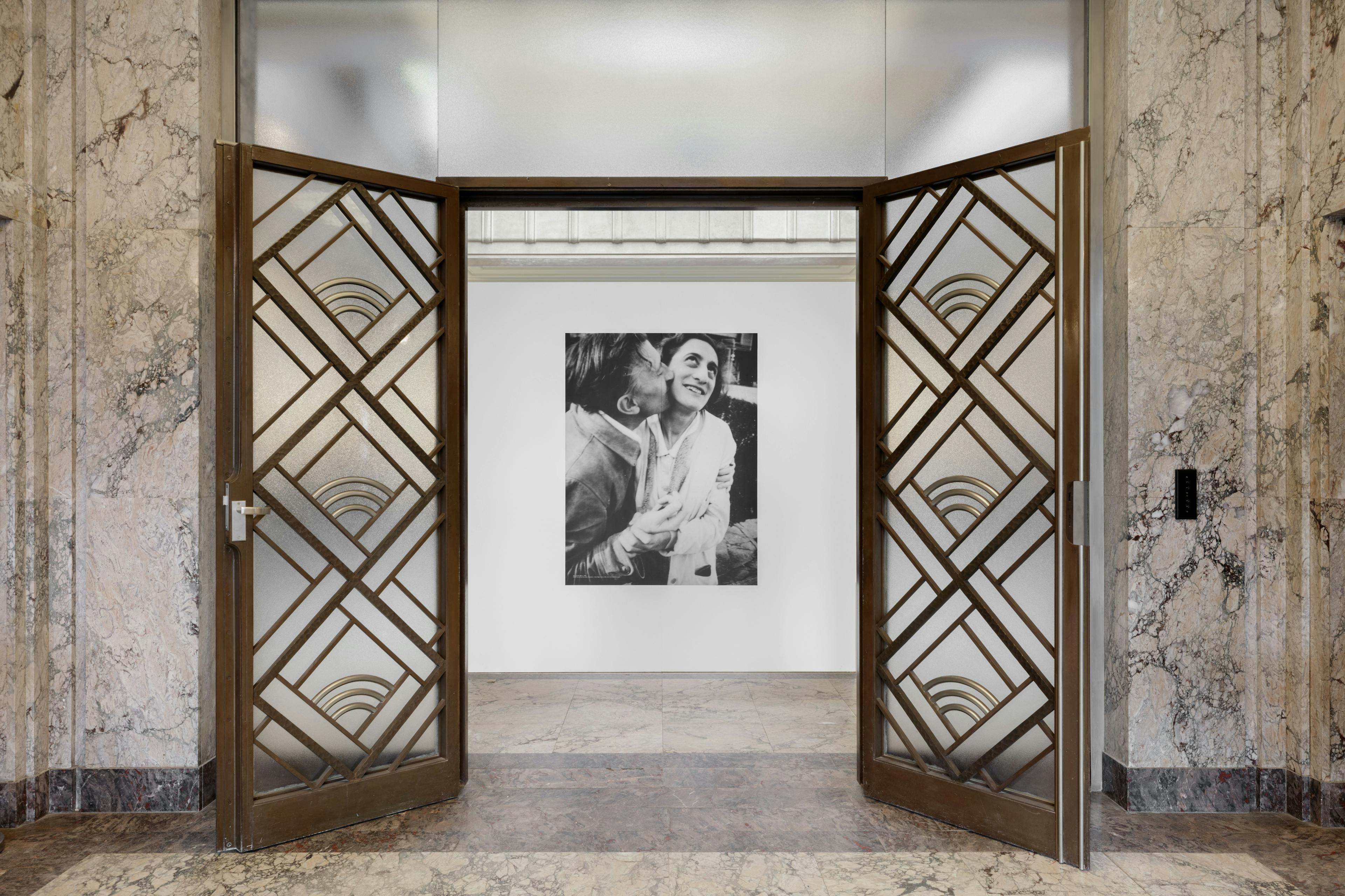 Installation view of the exhibition, Josef and Anni Albers: Iconic Couple of Modernism at  Villa Empain, Boghossian Foundation in Brussels, Belgium, dated 2024.