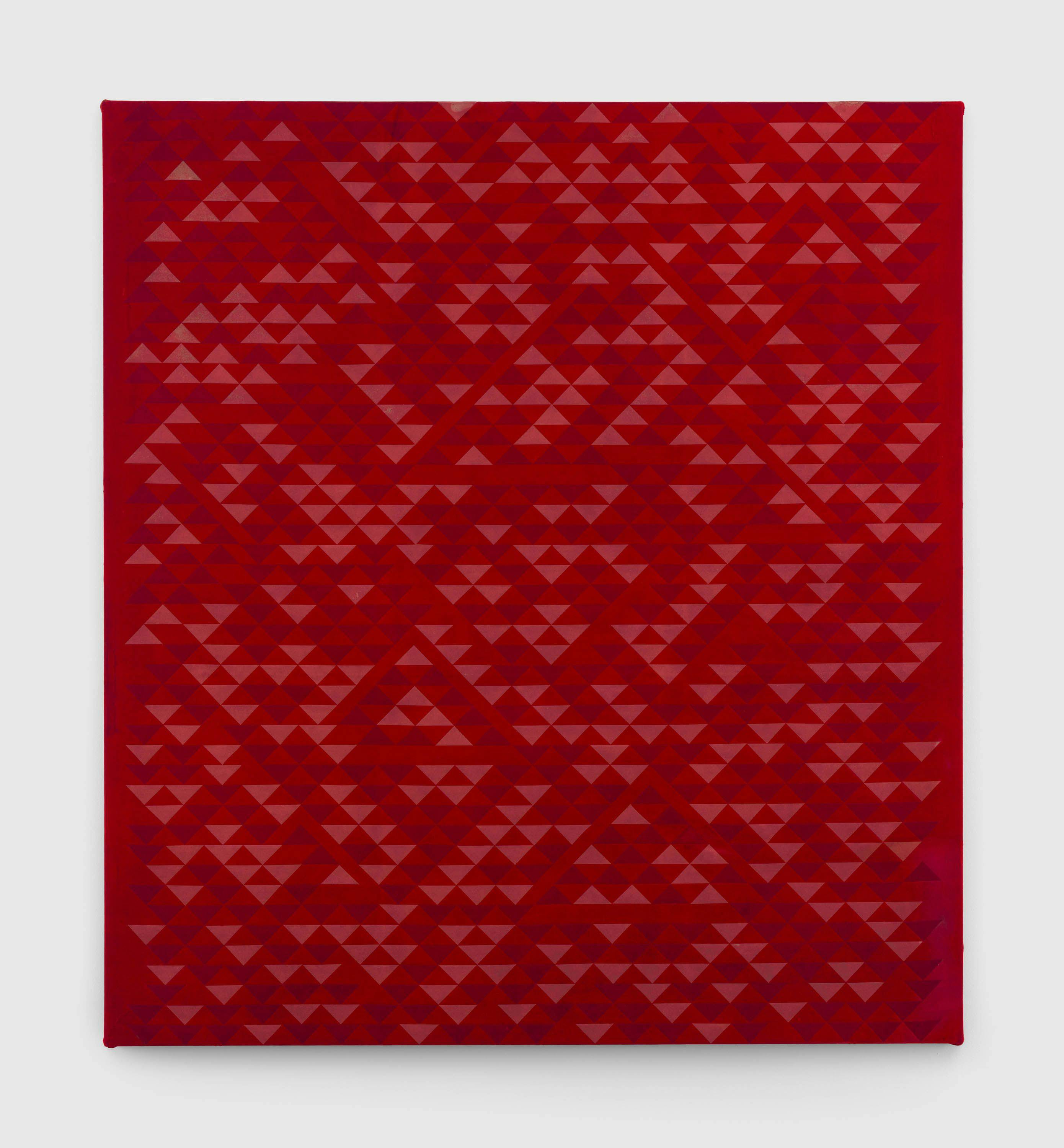 A textile by Anni Albers, titled Camino Real, dated 1968.