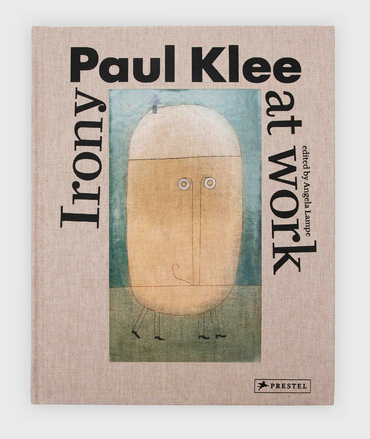 The cover of a book, titled Paul Klee: Irony at Work.