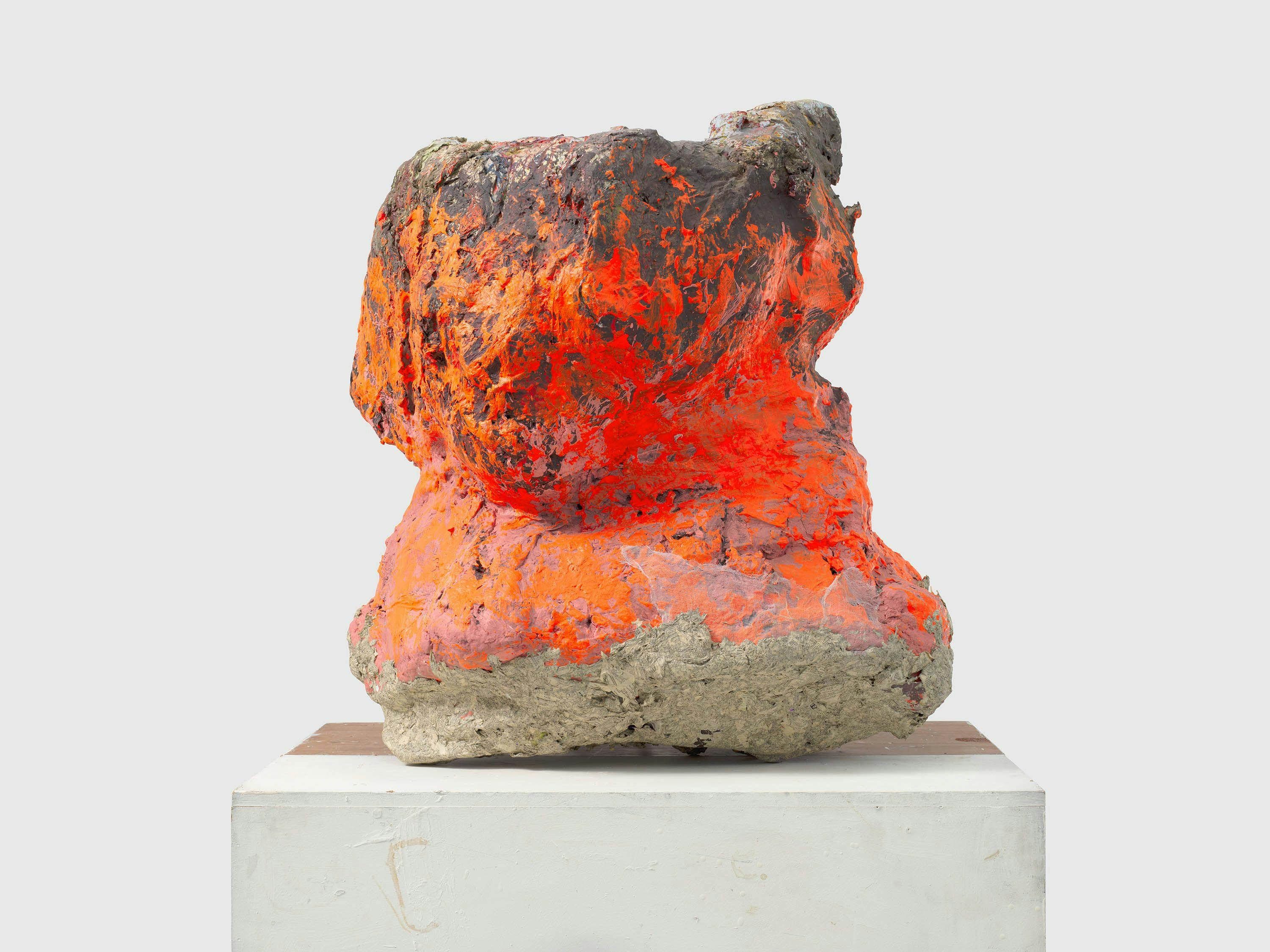 A detail from a sculpture by Franz West, titled Pleonasme, translated as Pleonasm, dated 1999.