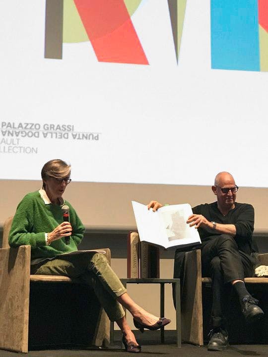 Eva Meyer-Hermann and Luc Tuymans in conversation about the Catalogue Raisonn√© at Palazzo Grassi, October 2019.