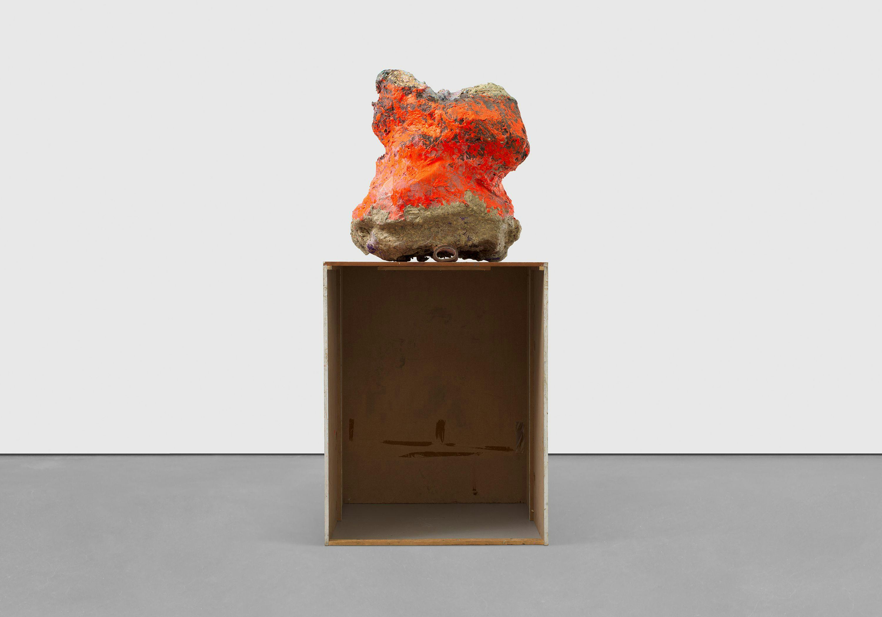 A sculpture by Franz West, titled Pleonasme, translated as Pleonasm, dated 1999.