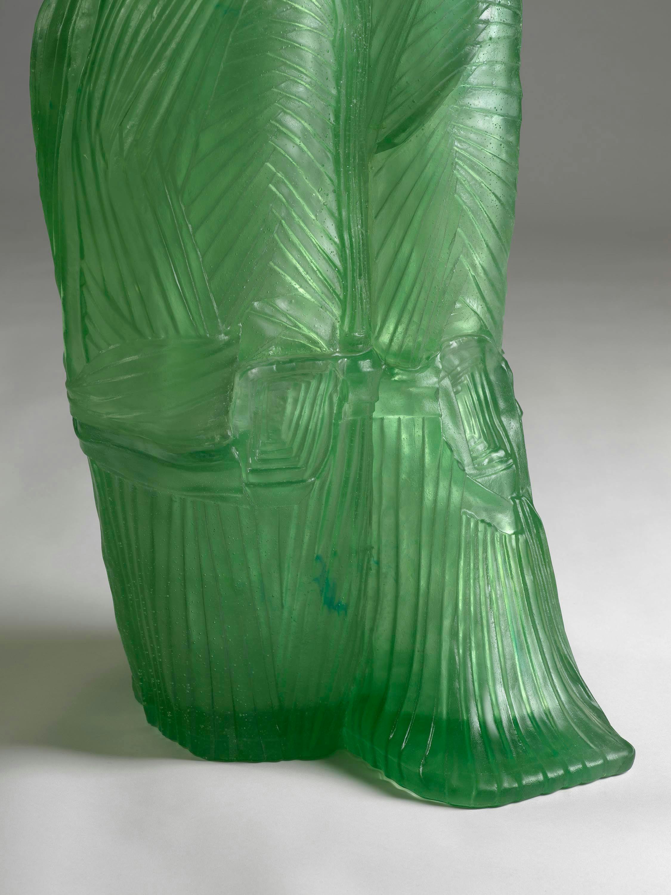 A sculpture by Andra Ursuta, titled Half-Drunk Mummy, dated 2020.