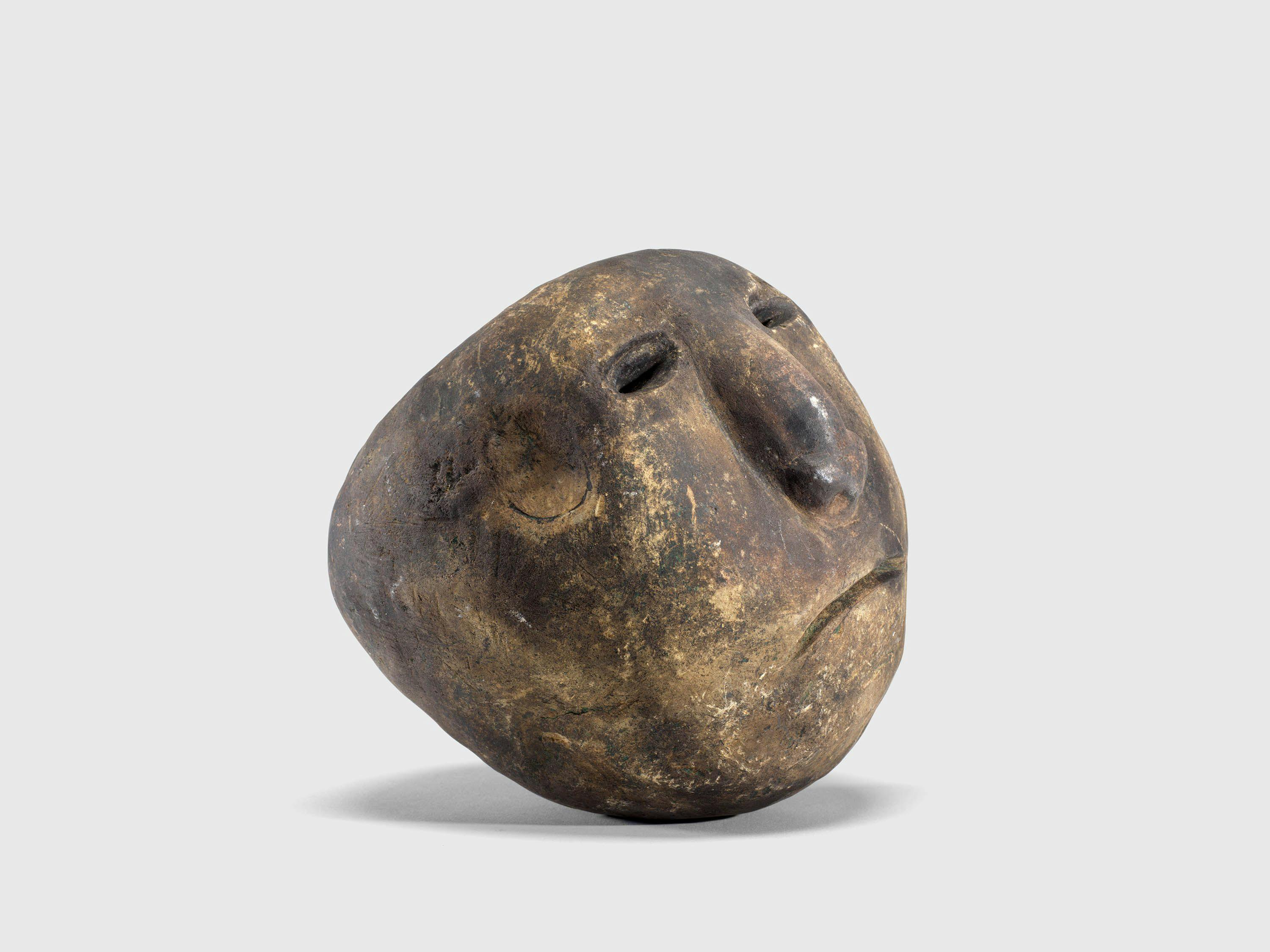 A sculpture Sherrie Levine, titled Head, dated 2023.