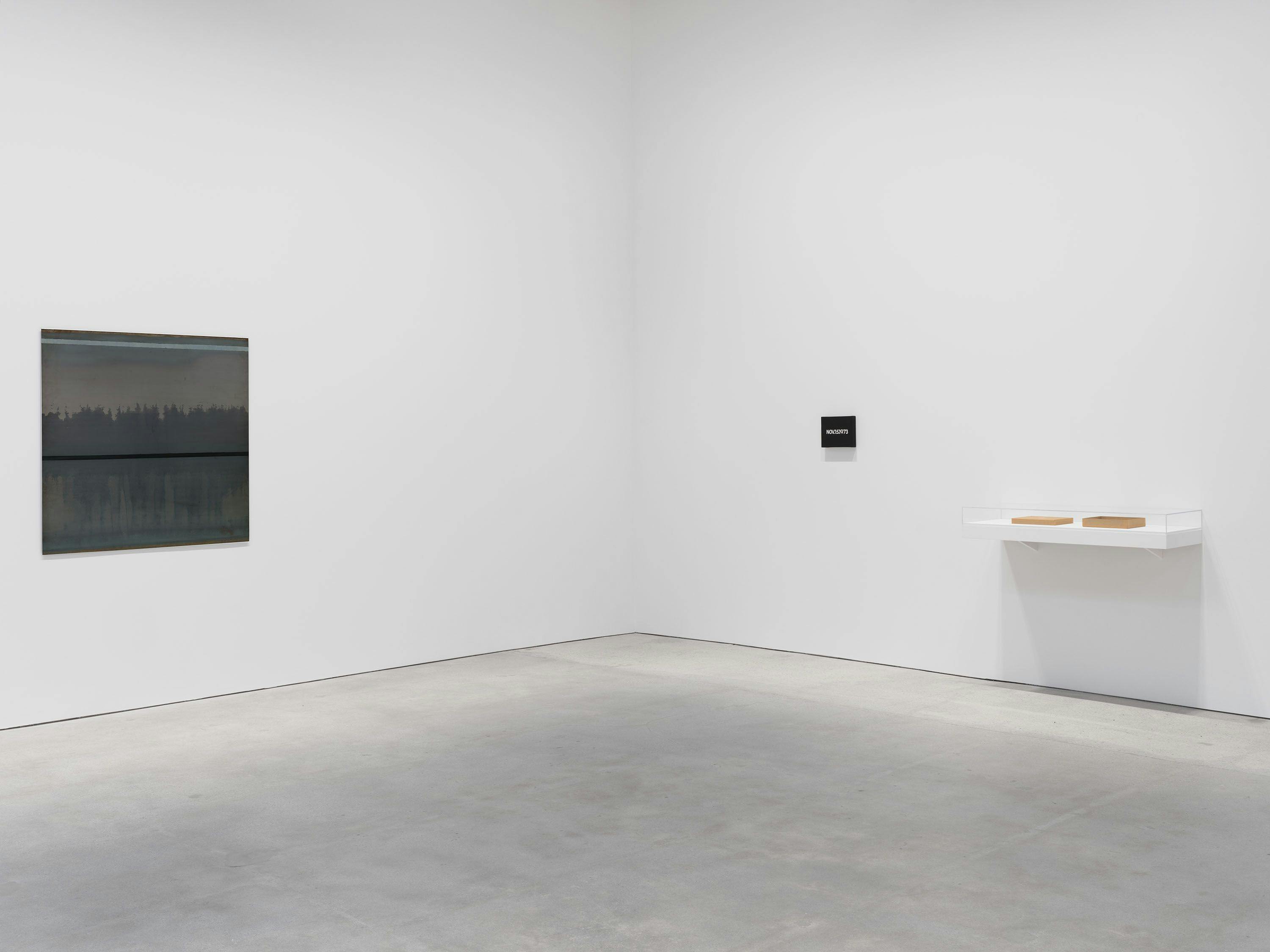 An installation view of the exhibition, David Zwirner: 30 Years, at David Zwirner in Los Angeles, dated 2024.