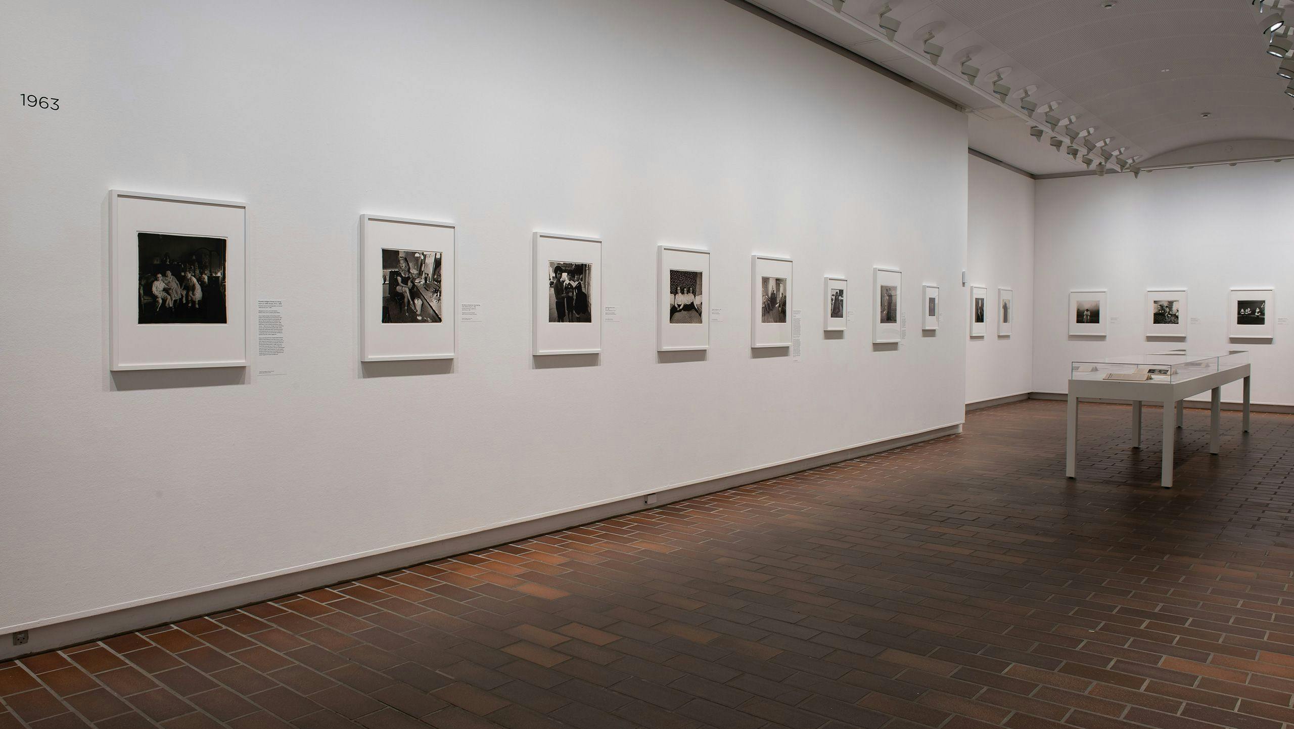 Installation view of the exhibition, Diane Arbus: Photographs, 1956–1971, at the Louisiana Museum of Modern Art in Humlebæk, Denmark, dated 2022.