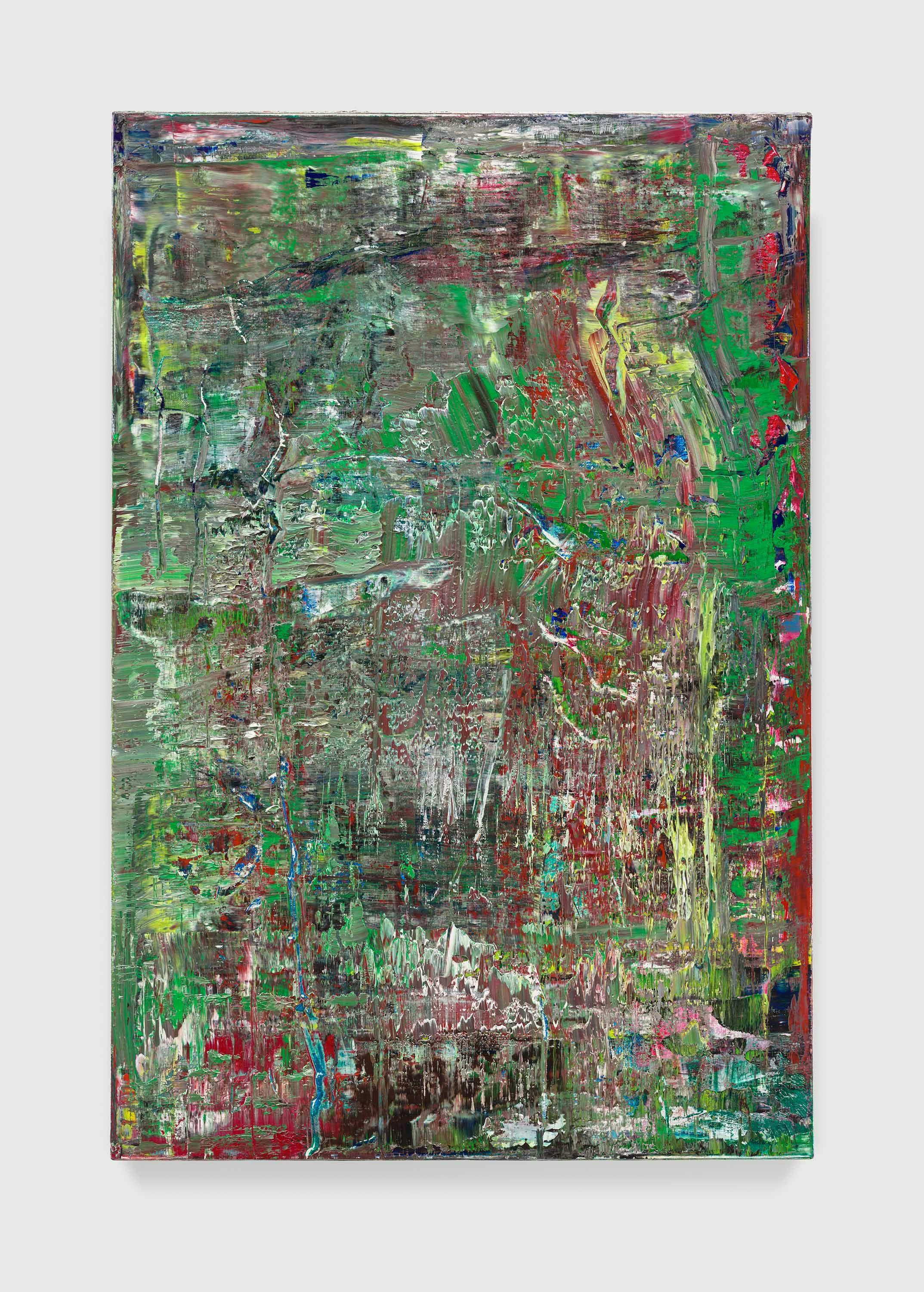 A painting by Gerhard Richter, titled Abstraktes Bild (Abstract Painting), dated 2016.