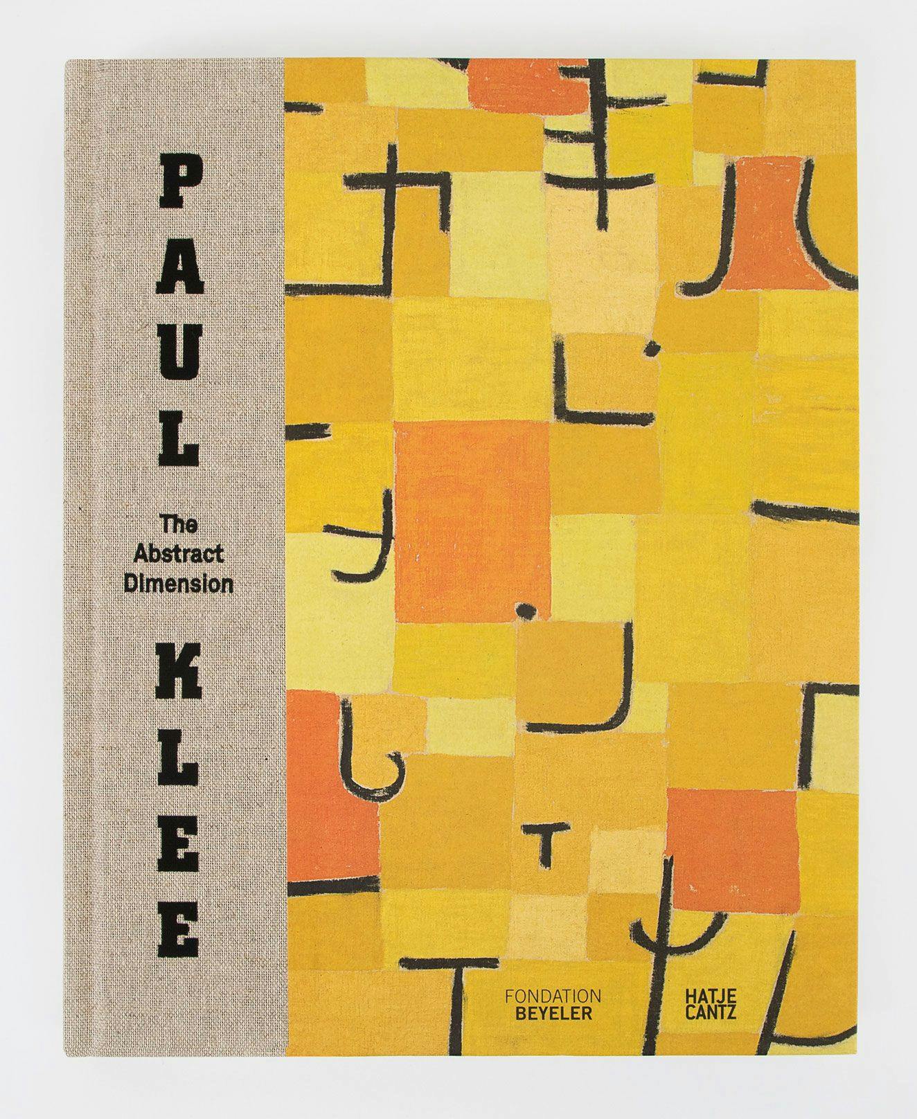 The cover of a book, titled, Paul Klee:¬†The Abstract Dimension.