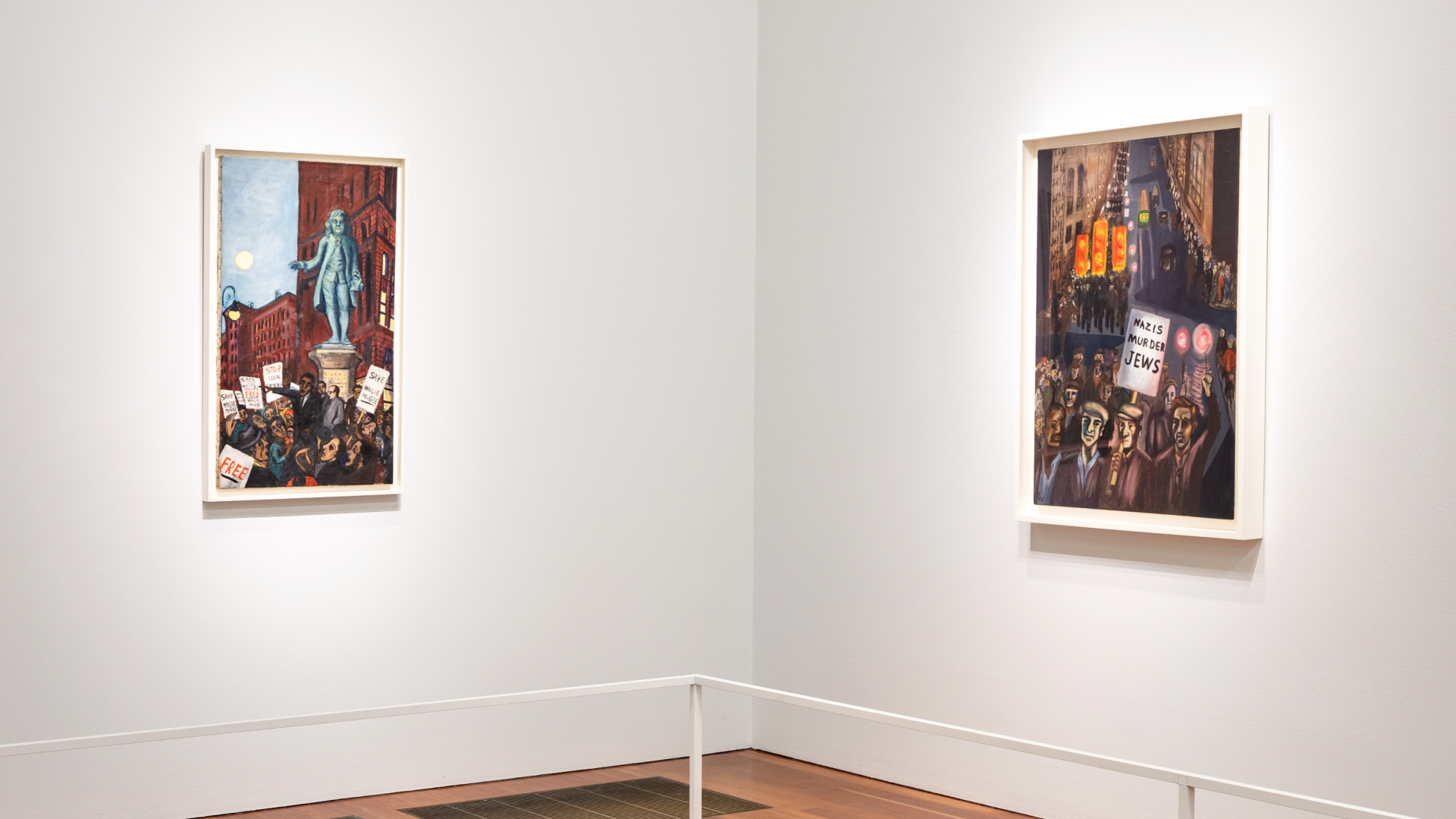Installation view of the exhibition, Alice Neel: People Come First, at de Young Museum in San Francisco, dated 2022.