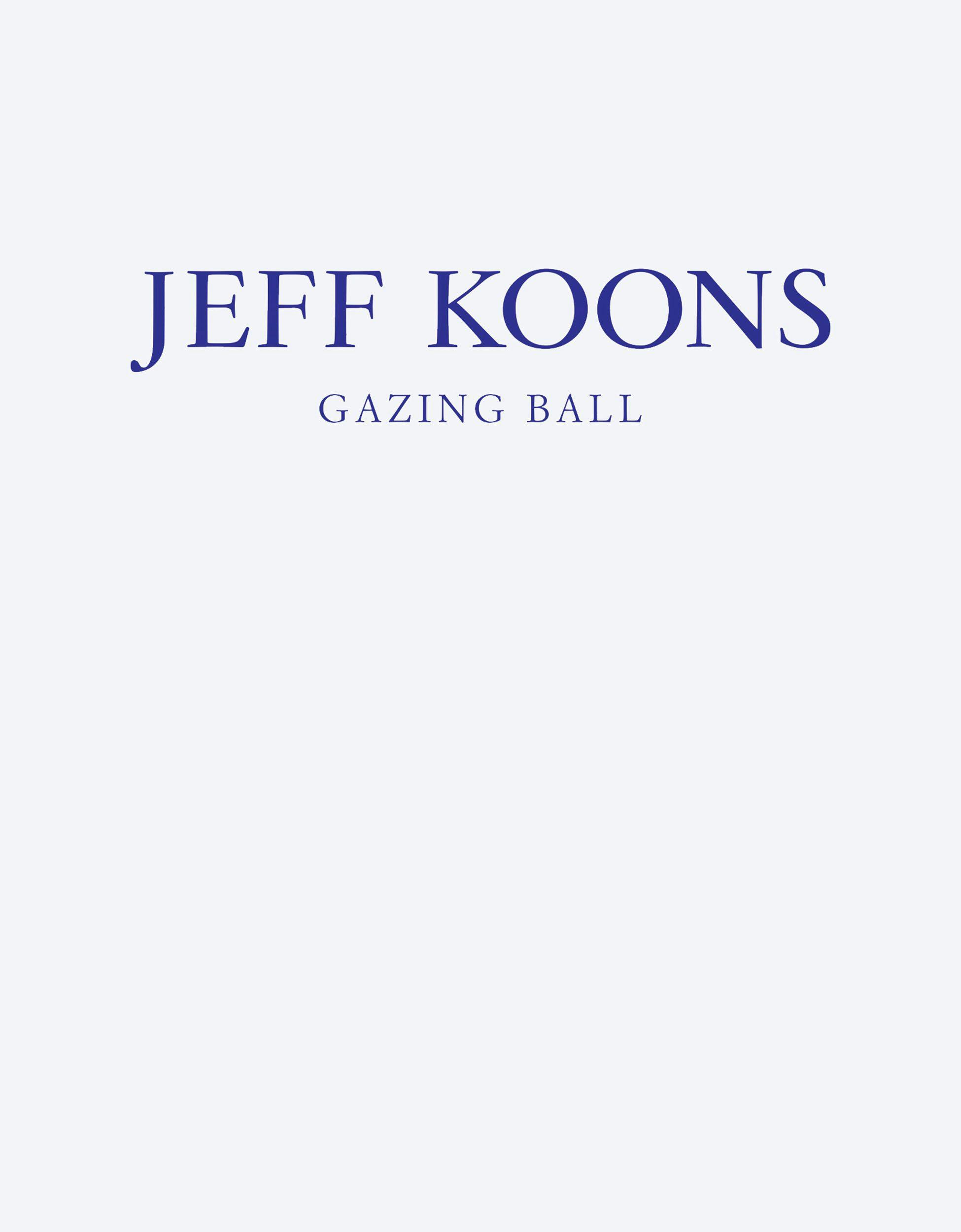 A photograph the book Jeff Koons: Gazing Ball, dated 2014.