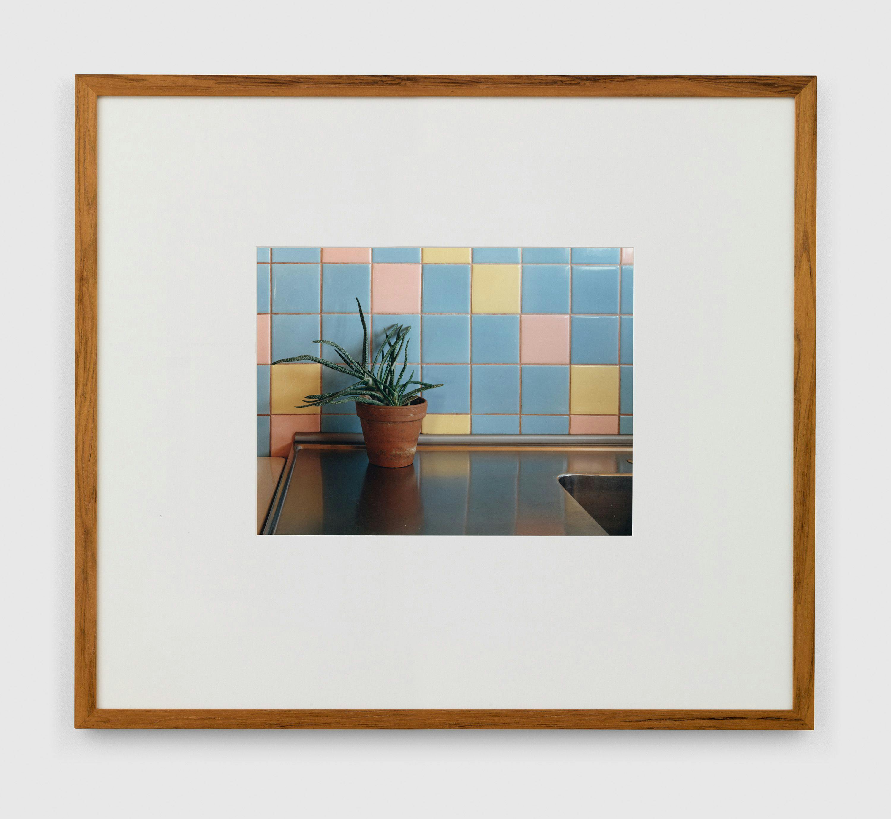 A chromogenic print with Diasec by Thomas Ruff, titled Interior 1D, dated 1982.