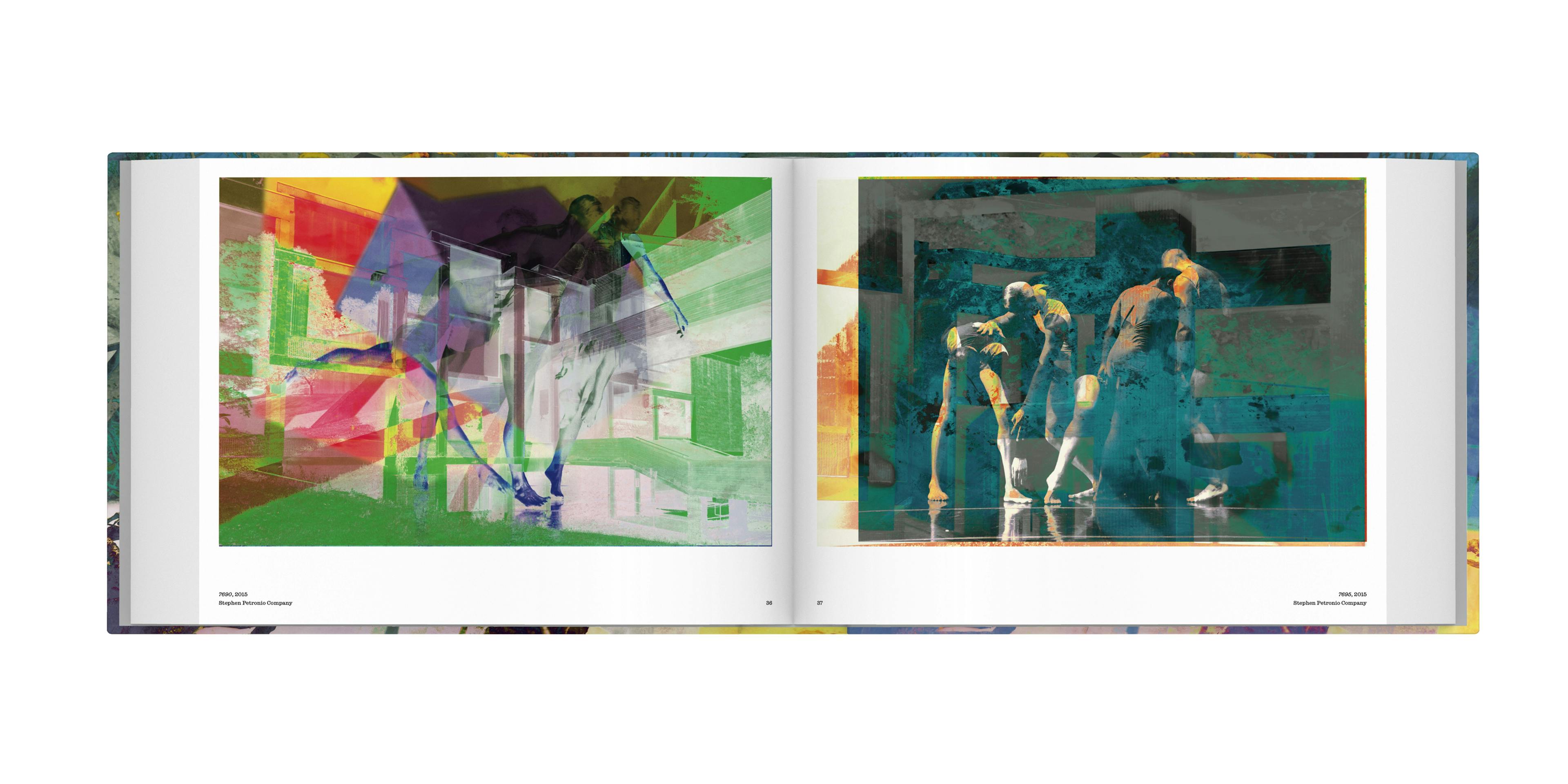 A spread of James Welling: Choreograph published by Aperture, 2020.