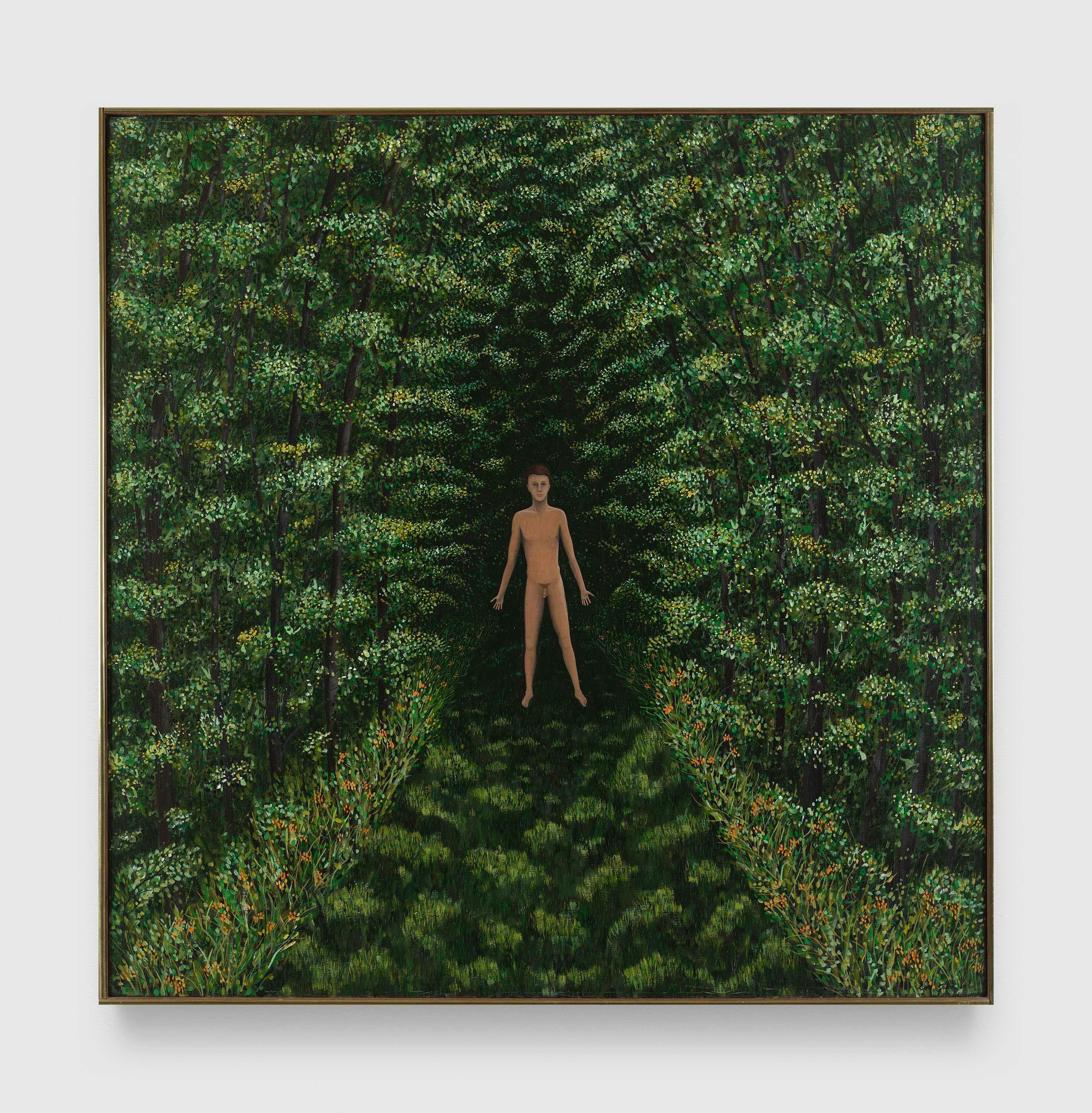 A painting by Scott Kahn, titled On the Path, dated 1984.