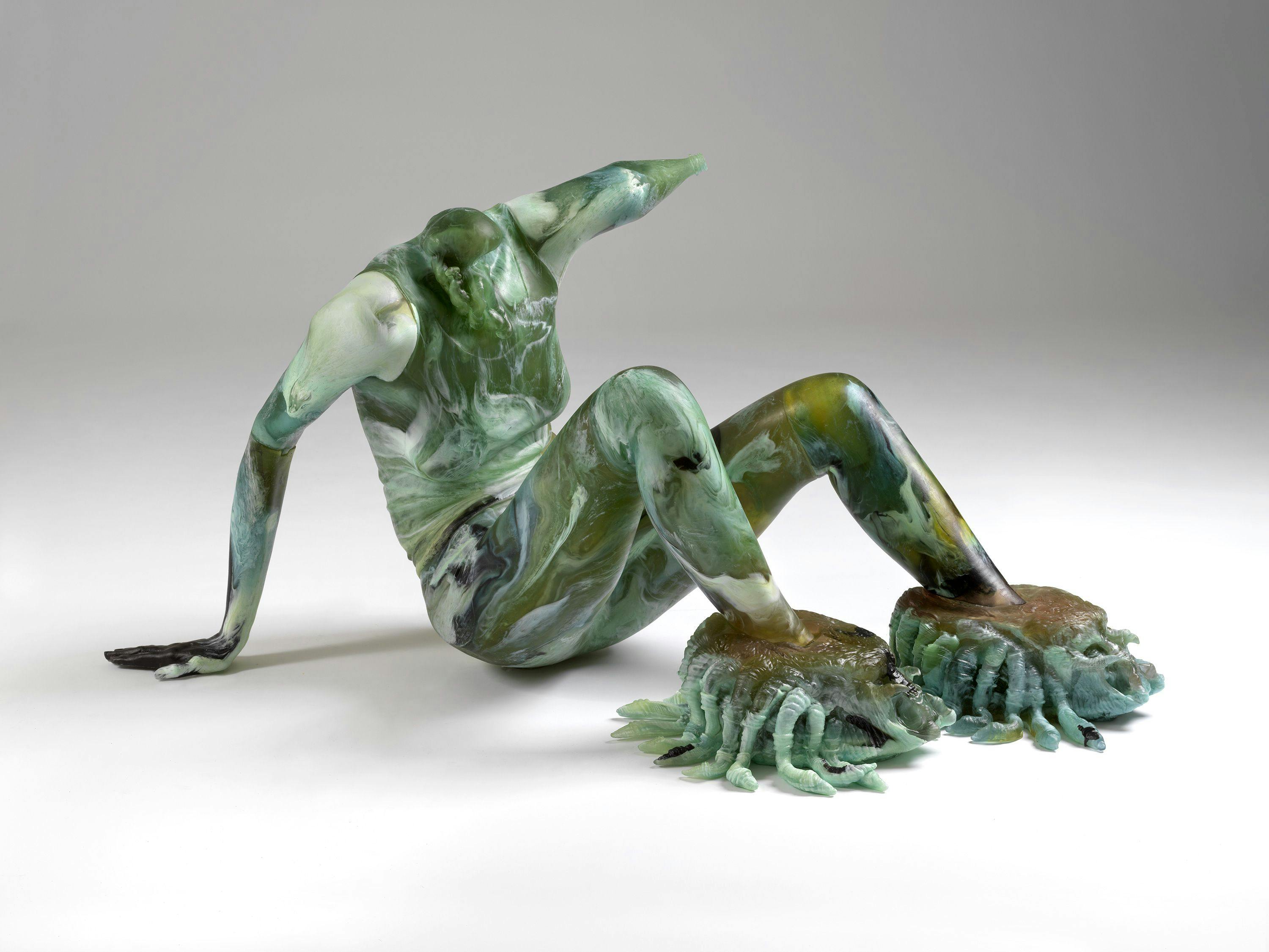 A sculpture by Andra Ursuţa, titled ﻿Predators 'R Us, dated 2022.