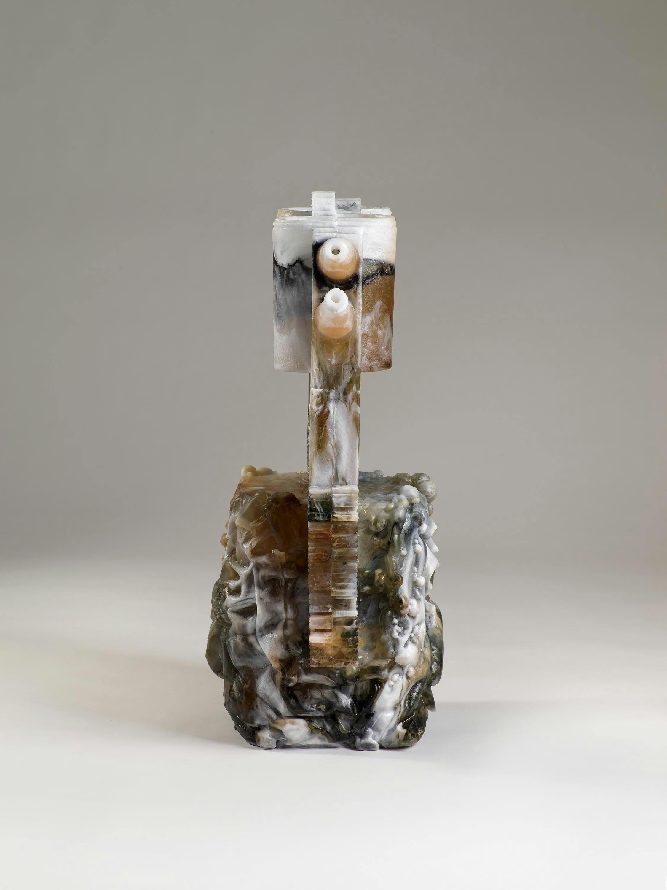 A sculpture by Andra Ursuta, titled Canopic Jerrycan, dated 2021.
