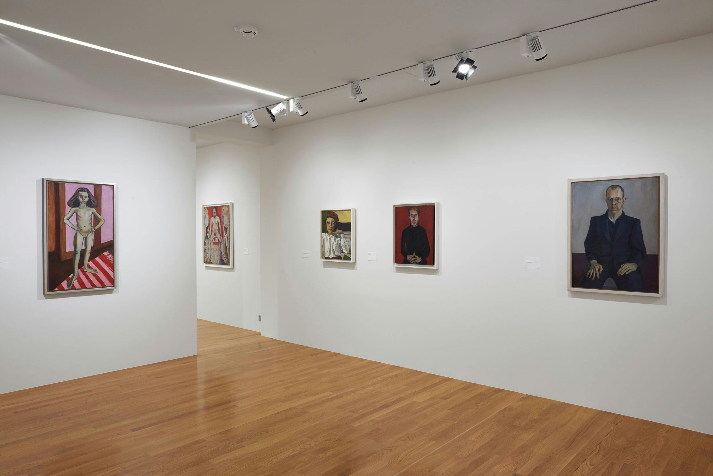 Installation view of¬†the solo exhibition Alice Neel: Painter of Modern Life,¬†at the¬†Fondation Vincent van Gogh in Arles, France, dated 2017.